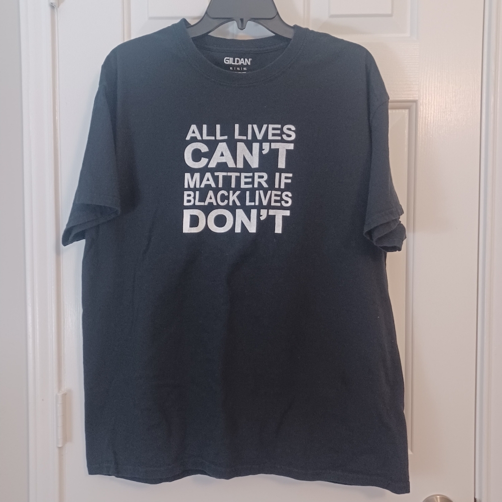 Gildan Black Lives Matter Tee Sz XL